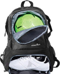 Athletico Soccer Backpack - Versatile Bag for Soccer, Basketball & Football | Includes Cleat & Ball Holder
