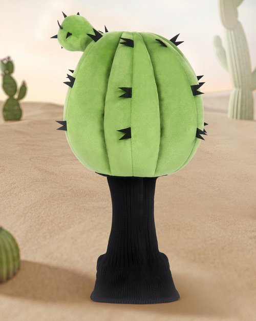 Big Teeth Driver Funny Golf Head Covers Funny Golf Club Covers Fpr 460cc Driver Club,Golf Head Covers Funny Gift (Cactus)