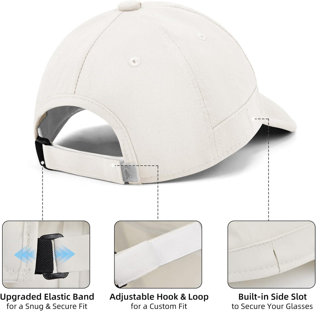ZOORON Baseball Cap - Unstructured Low Profile Dad Hat | Soft, Adjustable Design for Outdoor Golf