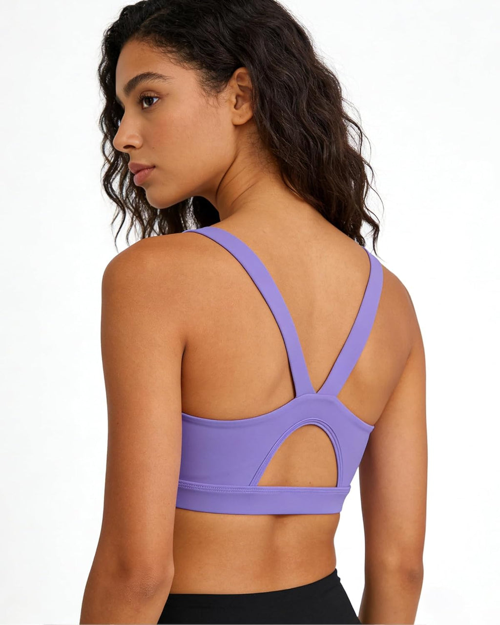 Skiennix High Impact Sports Bra - Padded Racerback Running & Yoga Crop Tank Top for Women