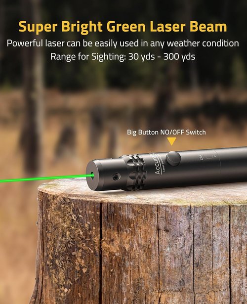 Bore Sight Laser Kit - Professional Red/Green Boresighter for 0.17 to 12GA Calibers | Perfect for Hunting Rifles & Handguns