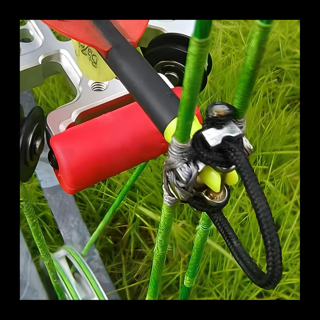 Skiennix Steel Ball Archery D Loop - Dual Purpose Compound Bow Accessory for Precision Shooting