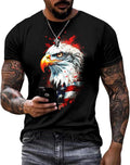 Skiennix Cotton T-Shirts for Men - Funny Novelty Print Short Sleeve Crewneck | Big & Tall Casual Wear