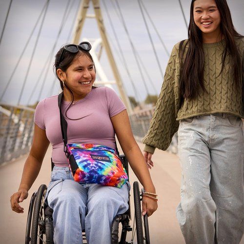 JanSport Central Adaptive Accessory Bag - Wheelchair & Walker Compatible, Versatile Carry Options, Black
