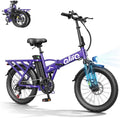 Qlife Hunter Foldable Electric Bike - 1200W Ebike with 48V Battery, 65-Mile Range & 20-Inch Fat Tires