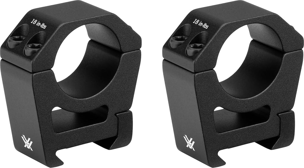 Vortex Sport Riflescope Rings - Picatinny & Weaver Compatible - Lifetime Warranty Included