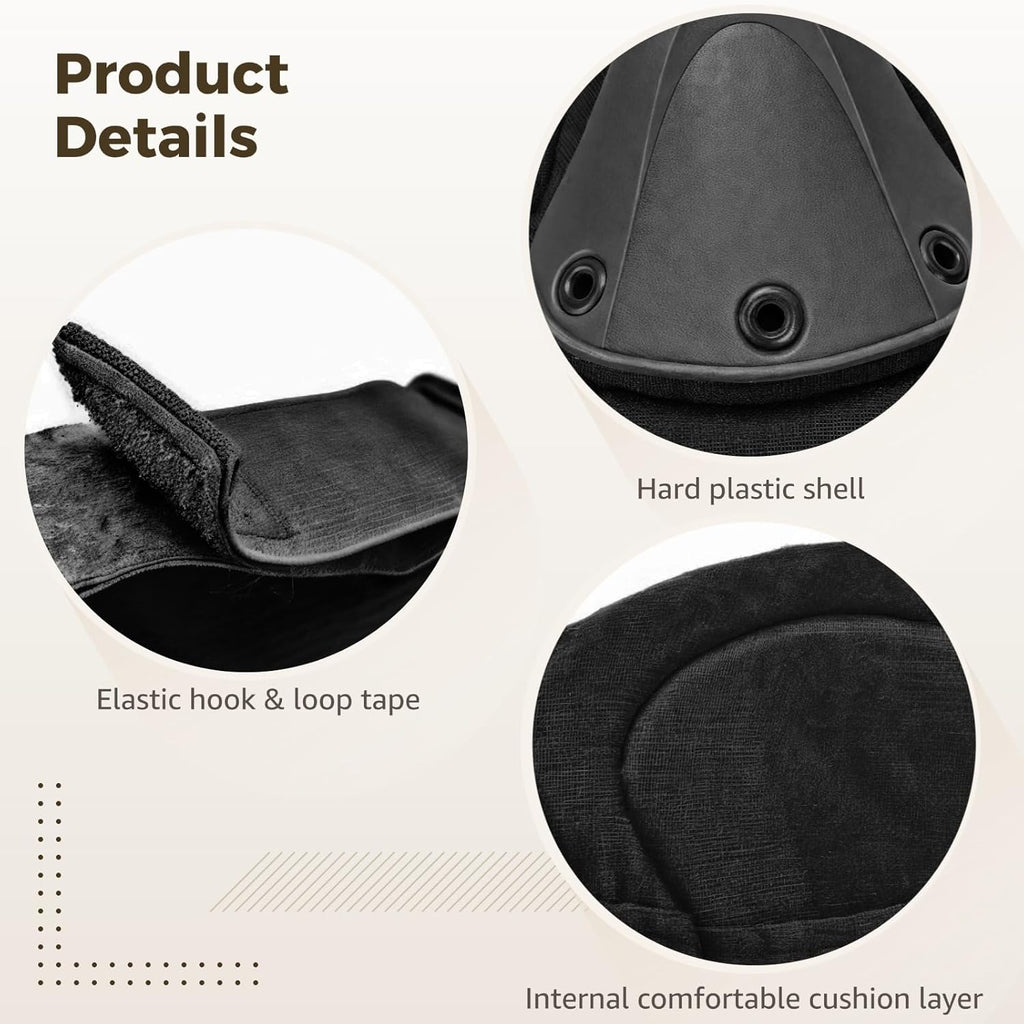 Skiennix Tactical Knee and Elbow Pads Set - Durable Adjustable Protective Gear for Outdoor Sports | 4 Pcs