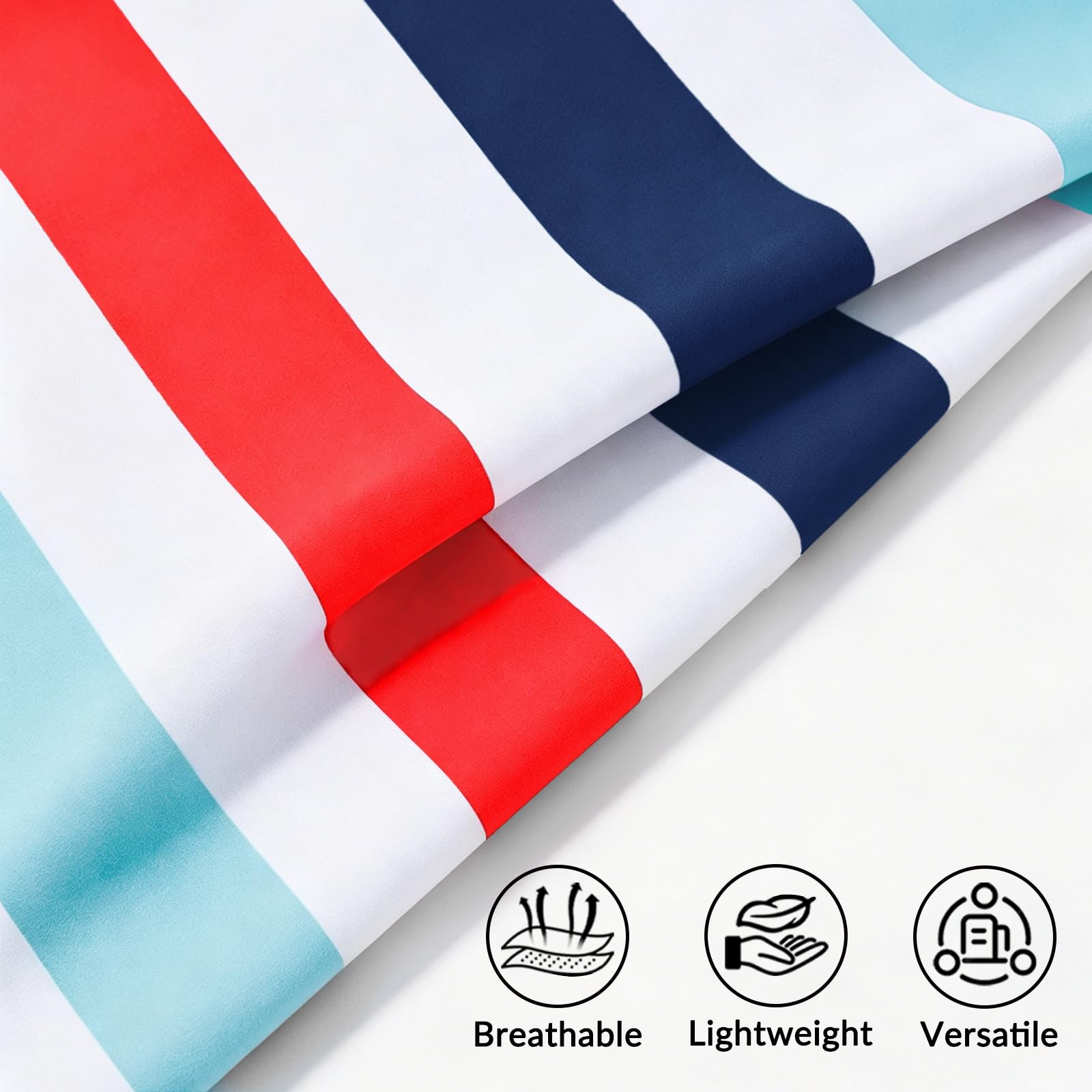 Exclusivo Mezcla Microfiber Quick Dry Beach Towel, Oversized Lightweight Sandfree Pool Towel for Swimming Camping Travel with Bag (Navy, 35x70 Inches)