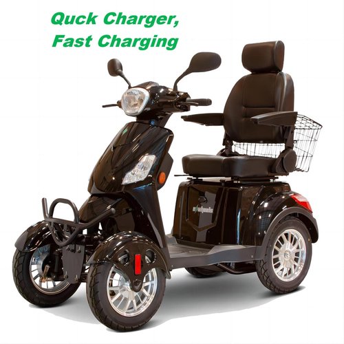HERISKEER 48 Volt 3 Amp Quick-Charge 3-Pin Charger for eWheels EW-36 EW-02 EW-11 EW-19 EW-20 EW-38 EW-46 EW-66 EW-72 and 48V Go-Karts, MotoTec, Big Toys Baja, FitRight, Go-Bowen 48V 3A