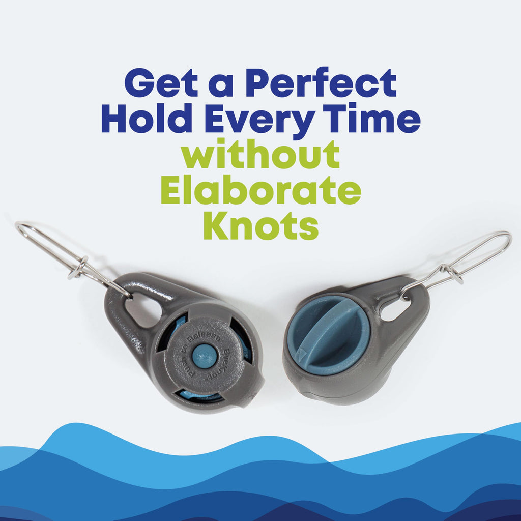 ByeKnot Fishing Knot Tying Tool | Fishing Line to Lure Connector | Protect from Fish Hooks | Tie Fishing Knots Easily | Cool Gadgets for Fishermen | Fishing Lure Accessory for Beginner Anglers