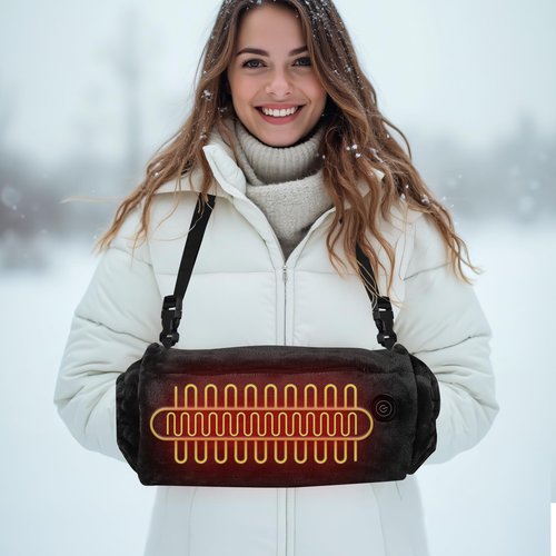 Hand Warmers Rechargeable: Reusable Electric Heated Gloves - Portable Heating Pouch - Relief Hand Heater for Arthritis - for Hunting Football Camping Golf Xmas Gifts