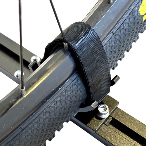 ODIER Bike Rear Wheel Holder for Roof Rack Truck Floor and Van Track Compatible with Road Bike Mountain Bike Fold Bike Fit with Tire Under 2.3 Inch