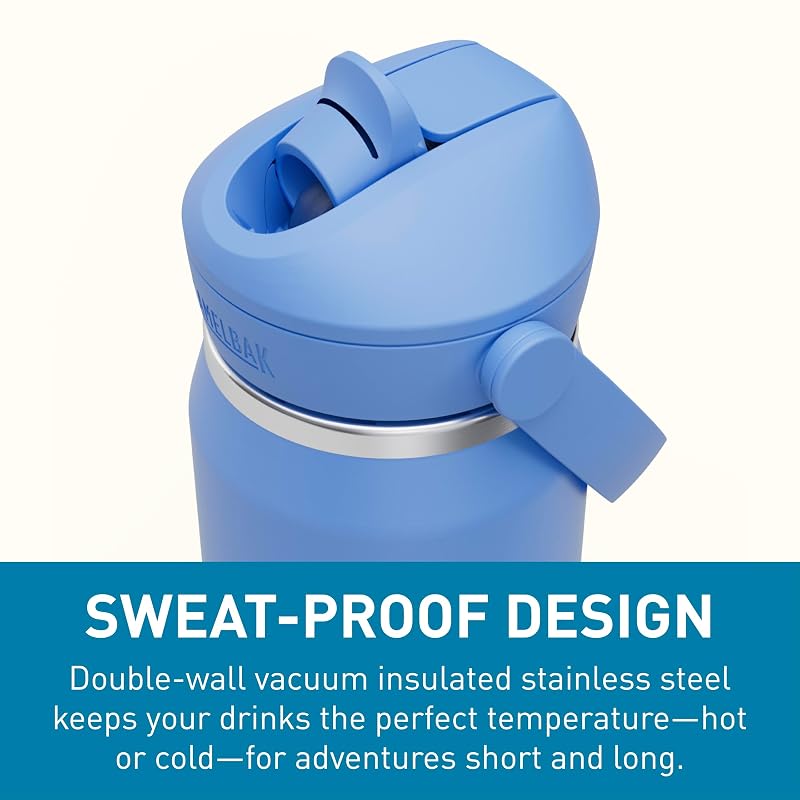 CamelBak Thrive Flip Straw Water Bottle 25oz - Sky Blue (Variation: Sky Blue+25 Ounces)