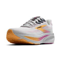 Brooks Women’s Ghost 17 Neutral Running Shoe - Oyster/Apricot/Pink - 5 Wide