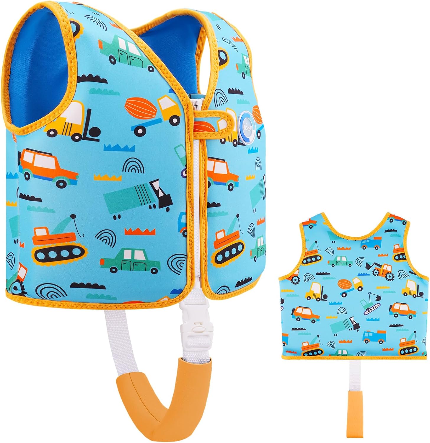 Skiennix Kids Swim Vest - Neoprene Swim Trainer with Crotch Strap for Toddlers 1-9 Years | Adjustable Straps