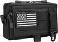 Skiennix Tactical Molle Admin Pouch - EDC Organizer with Quick-Access Zipper for Outdoor Use