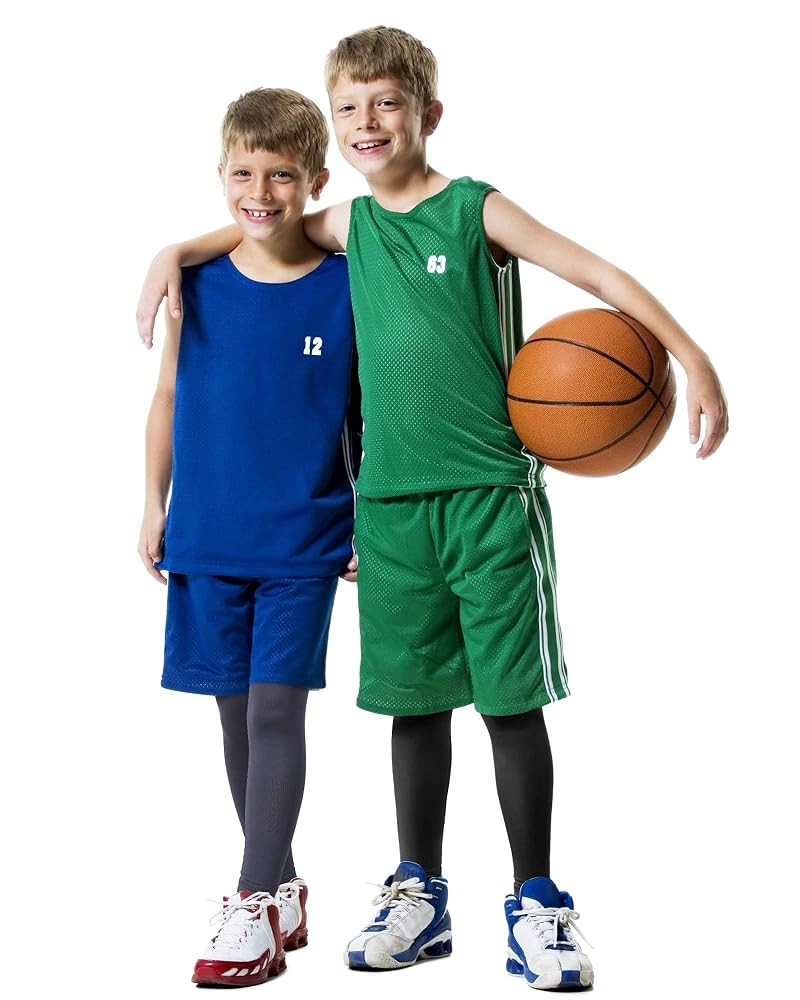 Roadbox Boys Compression Pants Black Medium – Quick-Dry Base Layer Leggings