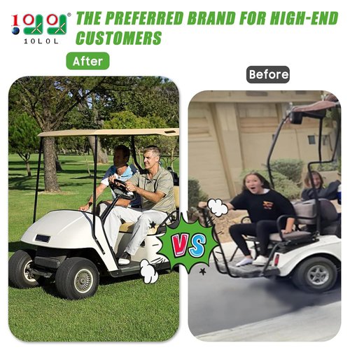 10L0L Golf Cart Brake Cable Stainless Steel Core for EZGO TXT 1994 & up or EZGO TXT Marathon Medalist, Golf Cart Driver & Passenger Side Brake Cable 70716-G03 70273-G03 70969-G03