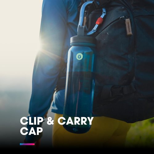 HydraPak Recon Clip & Carry Water Bottle - Eco-Friendly, BPA-Free, Wide Mouth (24oz or 32oz)