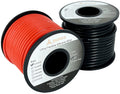 12 AWG Silicone Wire by [Brand Name] - Extra Flexible Stranded Copper Wire, High Temp 392℉ 600V | 50FT Red & Black Spools