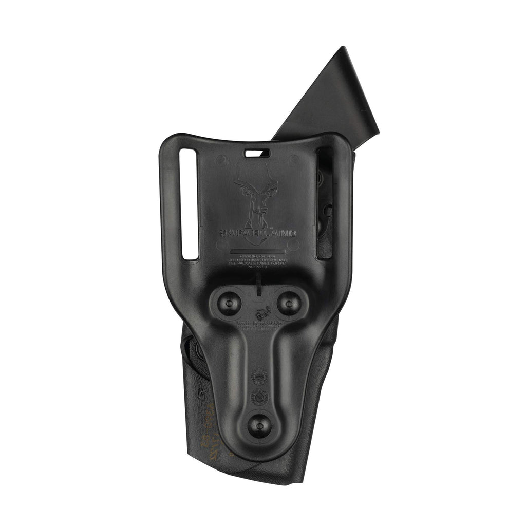 Safariland 6390 ALS Mid-Ride Duty Rated Level I Retention Holster, Fits Glock 19/23, STX Tactical Black, Left Hand