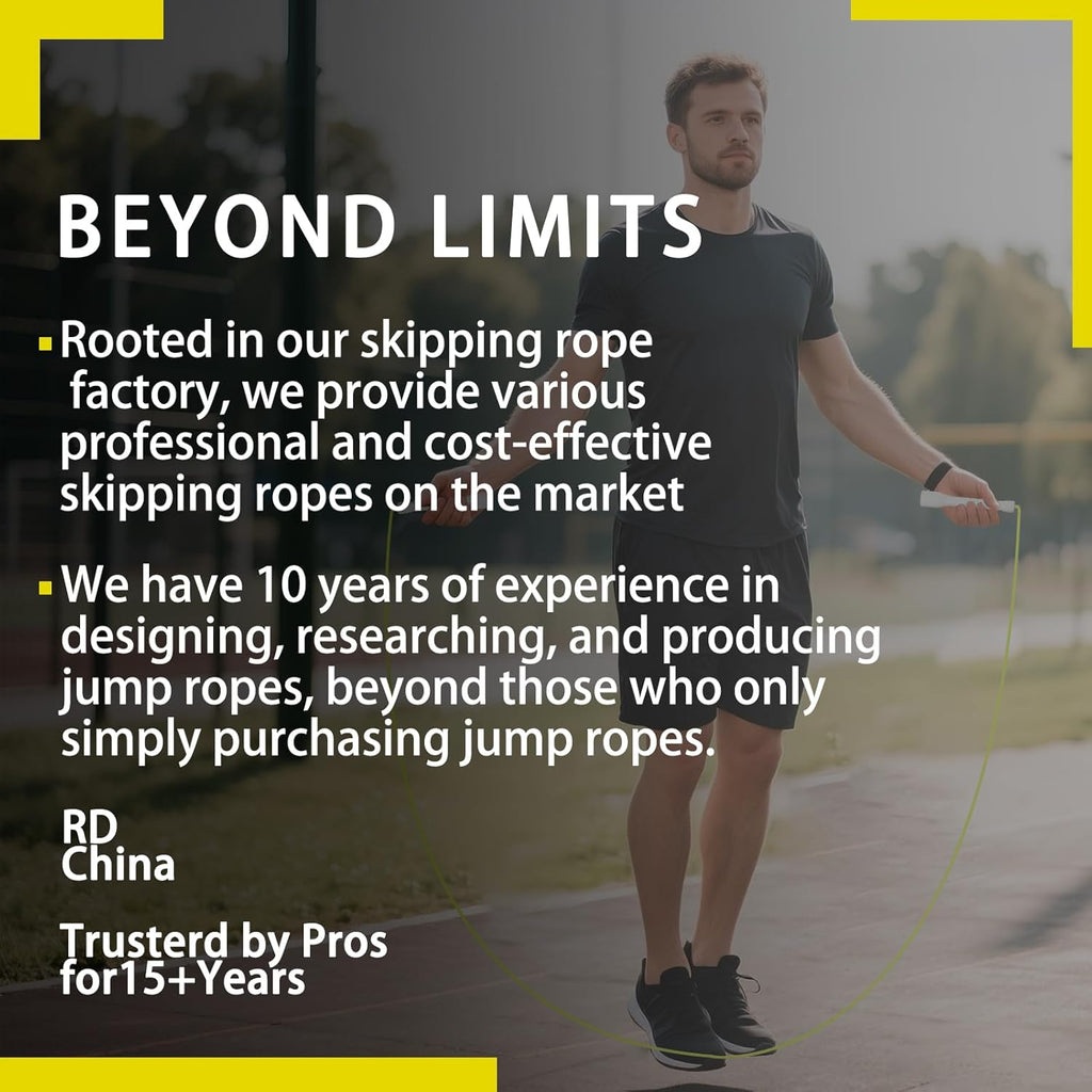 Workout Jump Rope,5mm PVC Jump Rope,Adjustable Length with Shatterproof Handles, Ideal for Beginners & Advanced Athletes, Fitness, Cardio & Boxing
