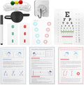 Vision Convergence Beads Training Kit - Snellen Eye Chart & Strabismus Correction Cards for Eye Muscle Strengthening and Focus Exercise
