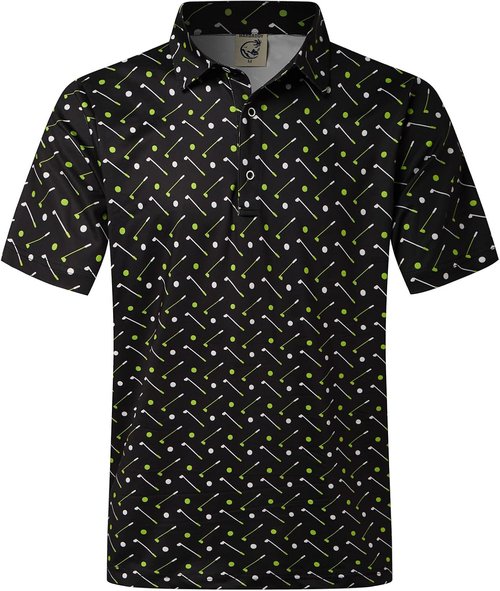 Hardaddy Men's Polo Shirt - Moisture Wicking Dry Fit Short Sleeve Golf Shirt | Stylish & Comfortable