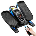 Under Desk Elliptical Machine,Ellipse Leg Exerciser Electric with Remoter,12 Manual Adjustable Speed and 3 Automatic Speed,Portable Seated Pedal Exerciser for Seniors,Adults,Home,Office, Black