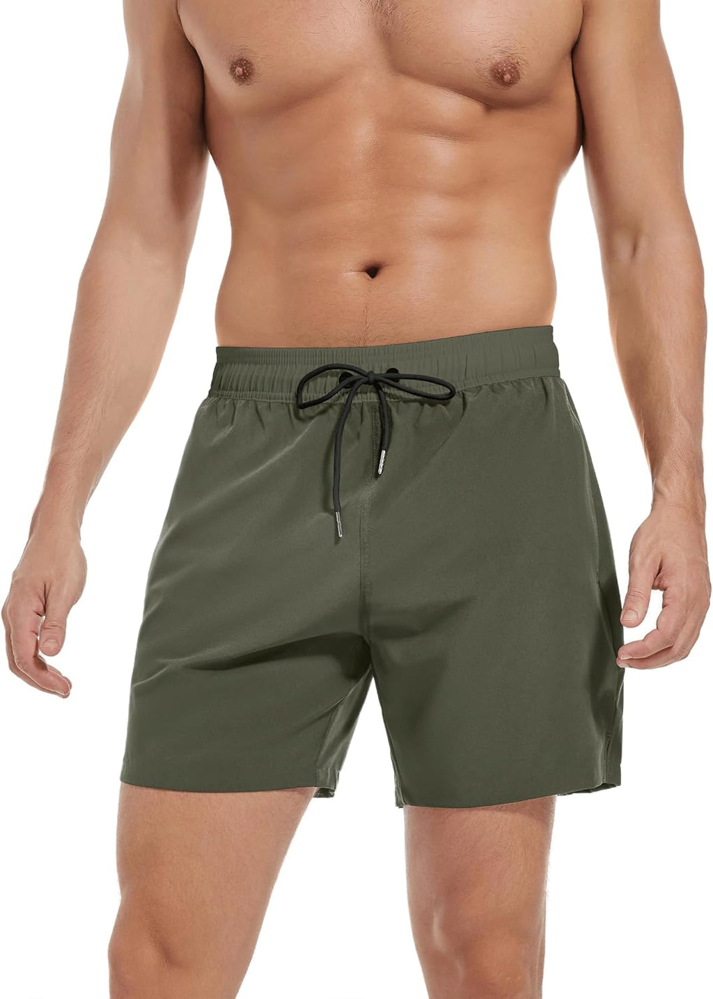 Skiennix Men's 5-Inch Gym Shorts - Lightweight Quick-Dry Athletic Wear for Running & Hiking