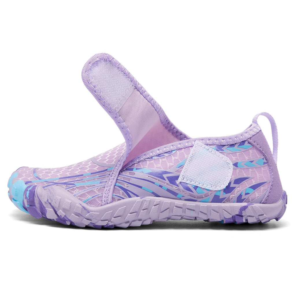 JEPERLUU Kids Water Shoes - Toddler to Big Kid Lightpurple