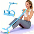 Pedal Resistance Bands - Upgrade 6-Tube Manual Tension Training | Natural Rubber for Full-Body Workouts
