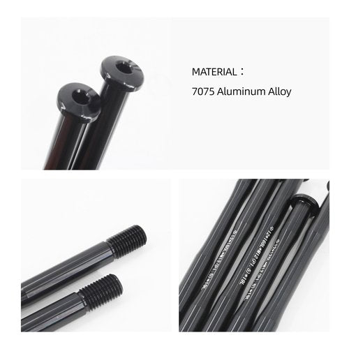 rningo M12 Thread Pitch 1.5mm * 12mm Bike Hubs Thru Axle Skewer Adapter Fit for MTB/Road Bike 12mm *162mm (12 * 162L*M12(P1.5))