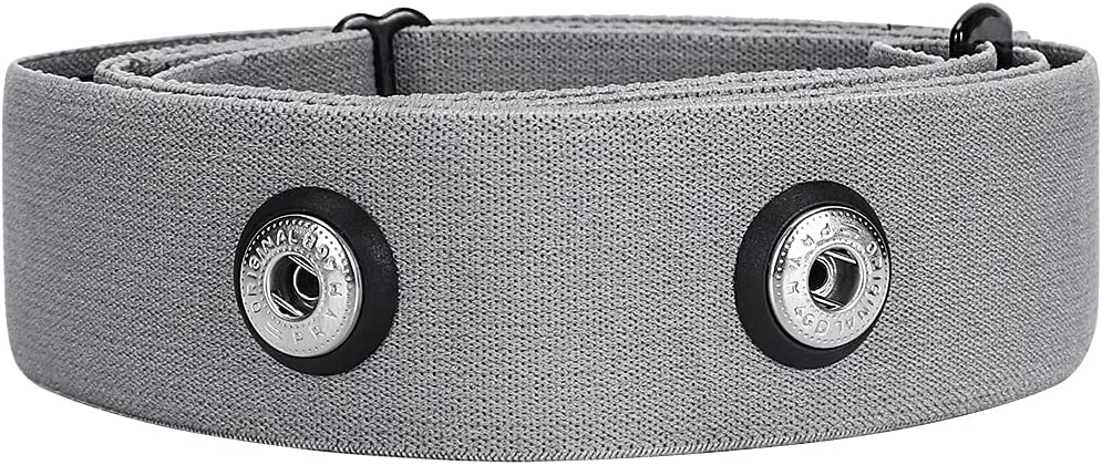 Rich Green Valley Heart Rate Monitor Chest Strap Compatible with Polar H10 H9 H7 H1 Wahoo Tickr Garmin HRM CooSpo,Black&Gray Large