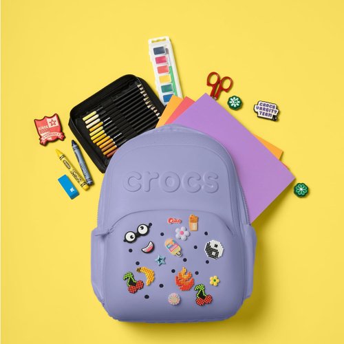 Crocs Classic Backpack - Personalize with Jibbitz Charms | Mystic Purple, One Size