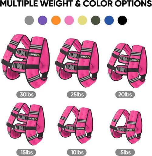 APEXUP Weighted Vest - Versatile Weight Vest for Strength Training & Running | Unisex Design