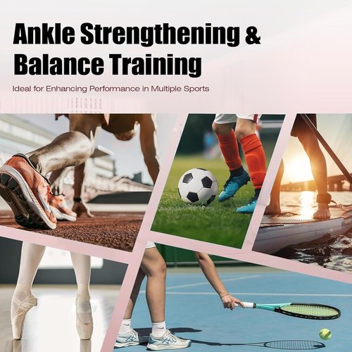 Ankle Balance Board - Foot Trainer & Strengthener Set for Posture Correction | Single Foot Design
