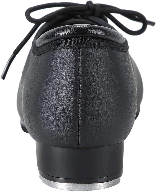 Linodes PU Leather Tap Dance Shoes - Stylish Lace-Up Design for Men & Women | Comfortable Fit