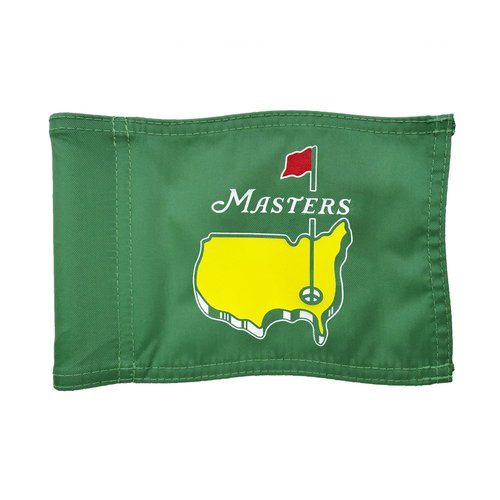 CoGolfing Major Golf Flag Mini, 8x6 Inch, Double-Sided Silk-Screened, Fade-Resistant 420D Nylon, Ideal for Backyard Practice Putting Green, Green, 1-Pack