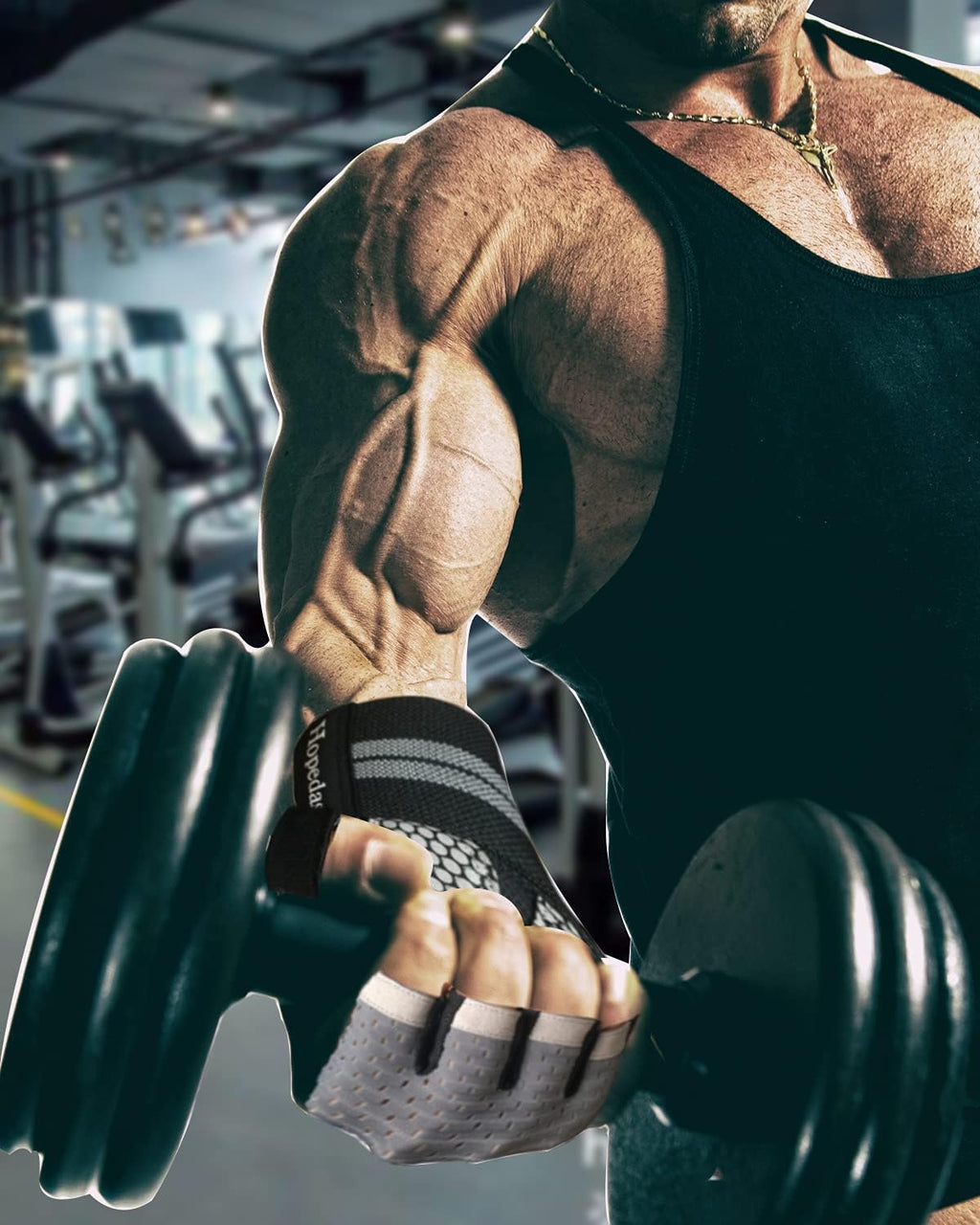 Skiennix Workout Gloves - Weight Lifting Palm Support for Men & Women | Fitness Training Gear