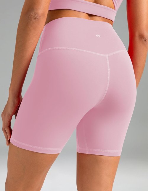 Colorfulkoala High Waist Biker Shorts - Dreamlux No Front Seam Yoga Shorts for Women | 6" Inseam
