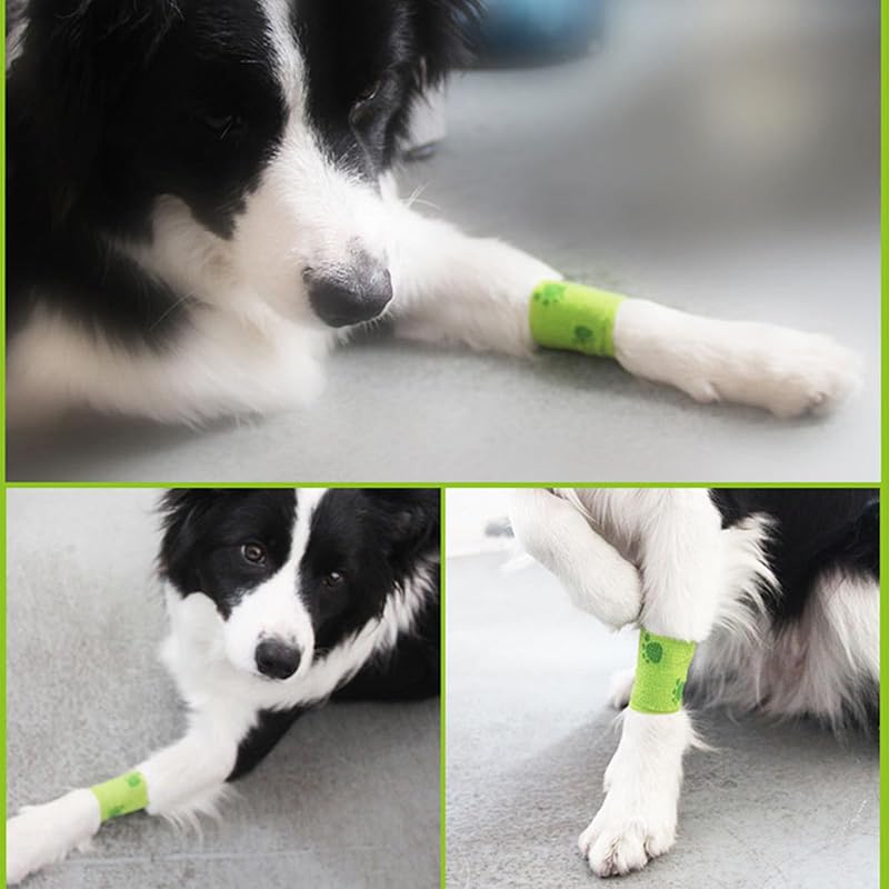 Self-Adherent Bandages for Pets - 20 Rolls Vet Wrap, 2"/3" Mixed, Elastic Wound Tape