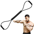 Boxing Resistance Bands for Shadow Boxing Boxer Fighters Athletes Fitness Enthusiasts, 35lb Premium Elastic Pull Rope for Punching Arm Agility Enhance Speed Strength Combat Techniques Training, Black