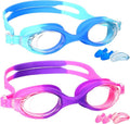 EWPJDK Kids Swim Goggles - Anti-Fog, Leak-Proof Design | 2 Pack for Ages 3-15