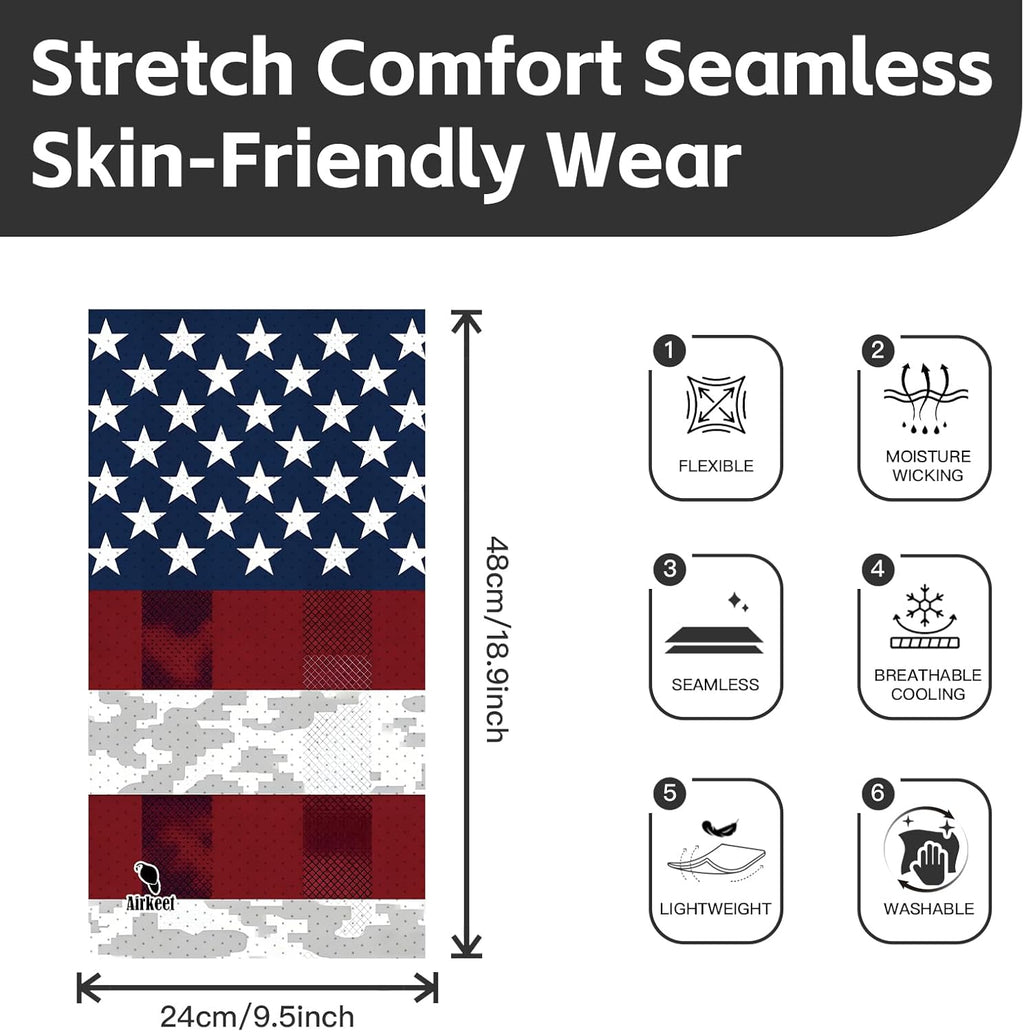 Skiennix Summer Cooling Neck Gaiter - UV 50+ Sun Protection, Breathable Ice Silk for Outdoor Activities