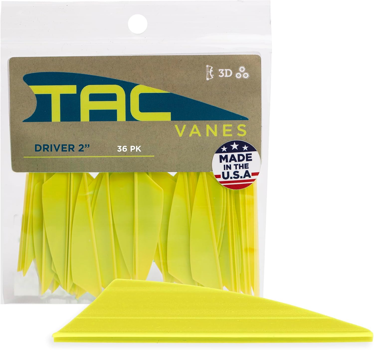 TAC Vanes Driver Hybrid Vanes, Vanes for Archery Bowhunting and Recreational Shooting