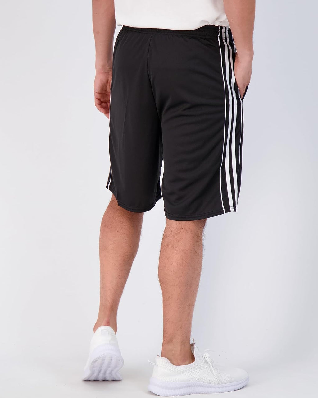 Real Essentials Men's 9" Mesh Basketball Shorts - 3 Pack | Athletic Performance Gym Shorts with Pockets (S-3X)