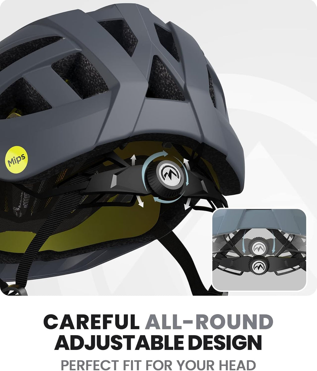 OutdoorMaster Gem MIPS Cycling Helmet - Versatile Ventilation & Two Removable Liners | Youth & Adult Sizes