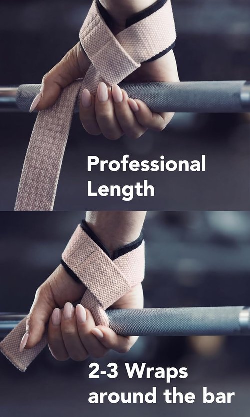 Fitgriff® Weightlifting Wrist Straps - Premium Cotton & Padded for Enhanced Grip | Unisex