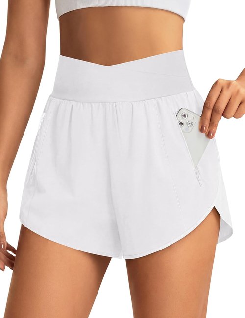 BMJL Women's High Waisted Athletic Shorts - Quick Dry Gym Shorts with Pockets | 2.5" Length